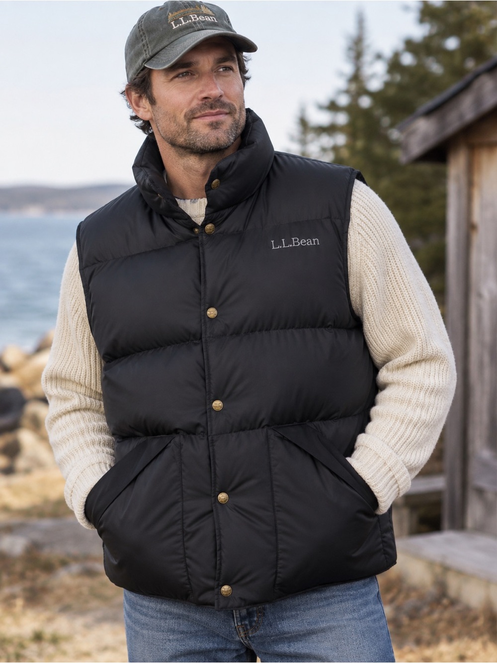 L.L.Bean Bean’s Trail Model Down Vest ’82 Black WXL/ML Heritage Puffer Reissue